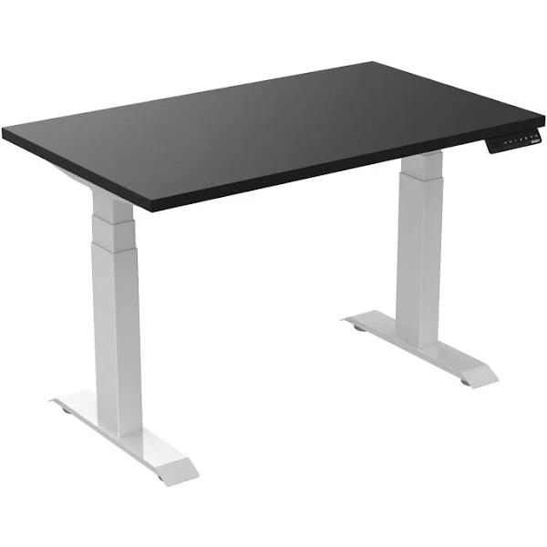 Desky Dual Kids Sit Stand Desk White / Black / 1000 x 600mm