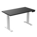 Desky Dual Kids Sit Stand Desk White / Black / 1500 x 750mm