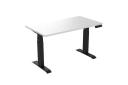 Desky Dual Kids Sit Stand Desk White / Black / 1500 x 750mm