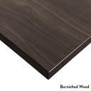 Desky Dual Melamine Sit Stand Desk Jarrah Legno / 1500x750mm / Grey