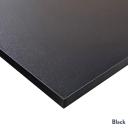 Desky Dual Melamine Sit Stand Desk Jarrah Legno / 1800x750mm / Matte Black