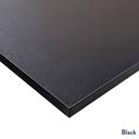 Desky Dual Melamine Sit Stand Desk Natural Walnut / 1200x750mm / Matte Black