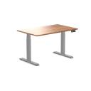Desky Dual Melamine Sit Stand Desk Select Beach / 1800x750mm / White