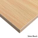 Desky Dual Melamine Sit Stand Desk Sublime Teak / 1800x750mm / Grey