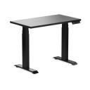 Desky Dual Mini Sit Stand Desk | Small Standing Desk Black / 900 x 500 / Matte Black