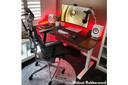 Desky Dual Rubberwood Sit Stand Desk