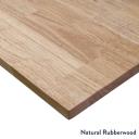 Desky Dual Rubberwood Sit Stand Desk White Brushed / 2000x750mm / White