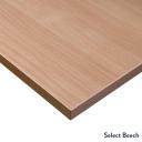 Desky Dual Scalloped Melamine Sit Stand Desk