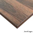 Desky Dual Scalloped Melamine Sit Stand Desk