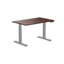 Desky Dual Softwood Sit Stand Desk American Rustic Pine / 1200x750mm / Grey