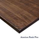 Desky Dual Softwood Sit Stand Desk Reclaimed Pine / 1500x750mm / White