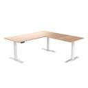 Desky Eco L-Shape Melamine Sit Stand Desk