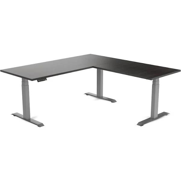 Desky Eco L-Shape Melamine Sit Stand Desk