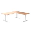 Desky Eco L-Shape Melamine Sit Stand Desk