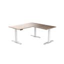 Desky Eco L-Shape Melamine Sit Stand Desk