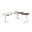 Desky Eco L-Shape Melamine Sit Stand Desk