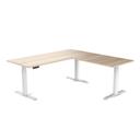 Desky Eco L-Shape Melamine Sit Stand Desk