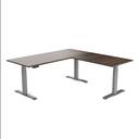 Desky Eco L-Shape Melamine Sit Stand Desk