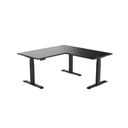 Desky Eco L-Shape Melamine Sit Stand Desk