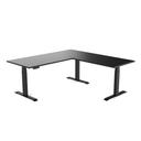 Desky Eco L-Shape Melamine Sit Stand Desk