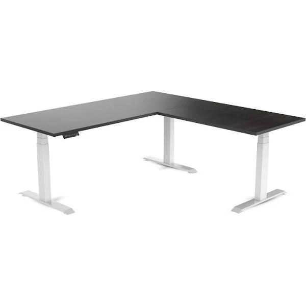 Desky Eco L-Shape Melamine Sit Stand Desk