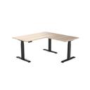 Desky Eco L-Shape Melamine Sit Stand Desk