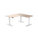 Desky Eco L-Shape Melamine Sit Stand Desk