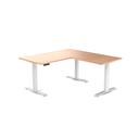 Desky Eco L-Shape Melamine Sit Stand Desk