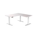 Desky Eco L-Shape Melamine Sit Stand Desk