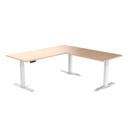 Desky Eco L-Shape Melamine Sit Stand Desk