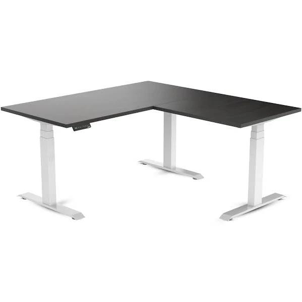 Desky Eco L-Shape Melamine Sit Stand Desk