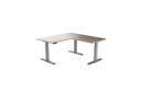Desky Eco L-Shape Melamine Sit Stand Desk