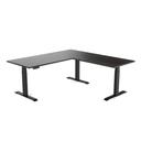 Desky Eco L-Shape Melamine Sit Stand Desk
