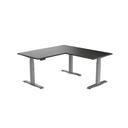 Desky Eco L-Shape Melamine Sit Stand Desk