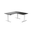 Desky Eco L-Shape Melamine Sit Stand Desk