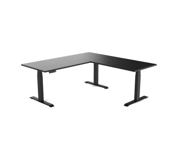 Desky Eco L-Shape Melamine Sit Stand Desk