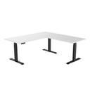 Desky Eco L-Shape Melamine Sit Stand Desk