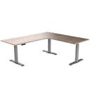 Desky L-Shape Melamine Sit Stand Desk