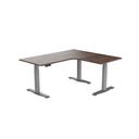 Desky L-Shape Melamine Sit Stand Desk