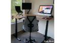 Desky L-Shape Melamine Sit Stand Desk