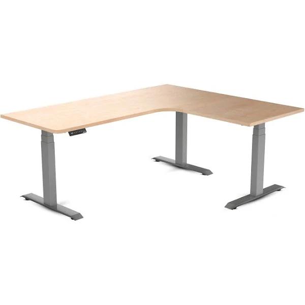 Desky L-Shape Melamine Sit Stand Desk