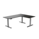 Desky L-Shape Melamine Sit Stand Desk
