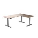 Desky L-Shape Melamine Sit Stand Desk