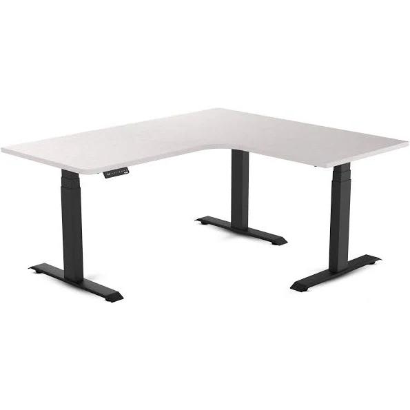 Desky L-Shape Melamine Sit Stand Desk