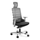 Desky Pro Ergonomic Chair With Headrest - Black