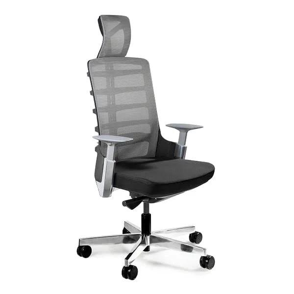 Desky Pro Ergonomic Chair With Headrest - Black