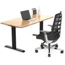 Desky Zero Bamboo Office Desk Bamboo / 2000x800mm / Grey