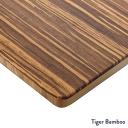 Desky Zero Bamboo Office Desk Bamboo / 2000x800mm / Grey