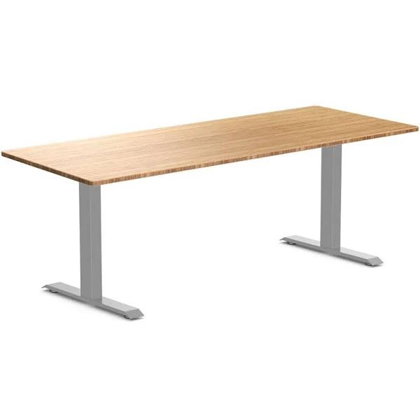 Desky Zero Bamboo Office Desk Bamboo / 2000x800mm / Grey