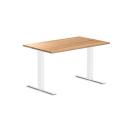 Desky Zero Hardwood Office Desk Pheasantwood / 1500x750mm / Grey